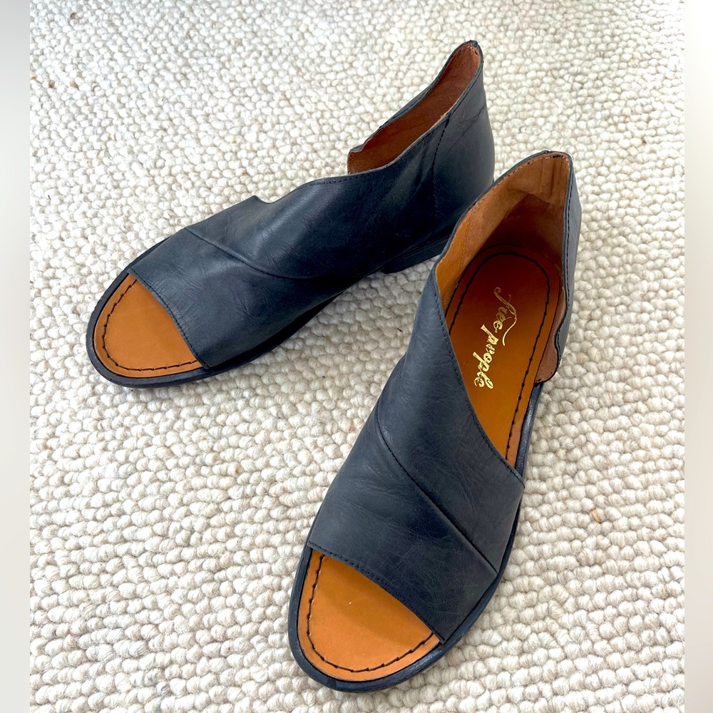 EUC Free People Mont Blanc Sandal Black 38 8